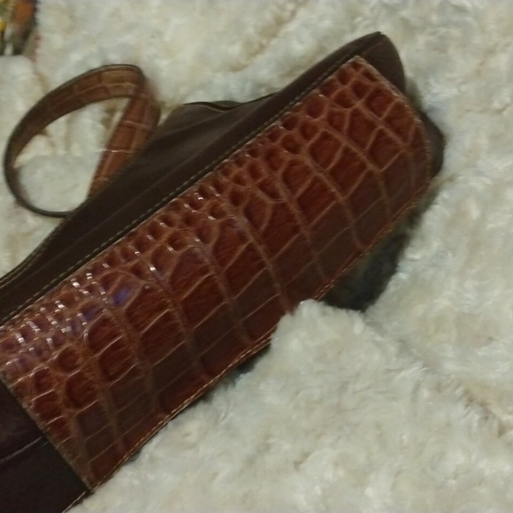 Vintage Liz Claiborne brown purse & wallet - Picture 5 of 13